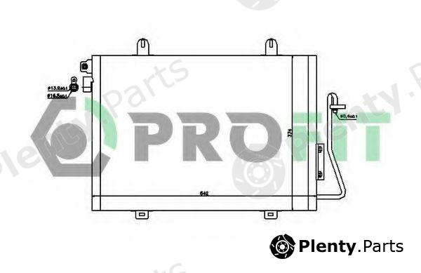  PROFIT part PR1901C1 Condenser, air conditioning