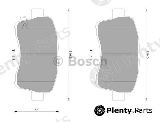  BOSCH part 0986AB2778 Brake Pad Set, disc brake