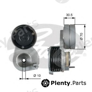  GATES part T38664 Belt Tensioner, v-ribbed belt