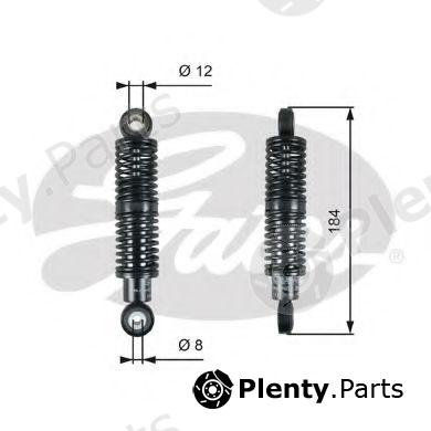  GATES part T39265 Vibration Damper, v-ribbed belt
