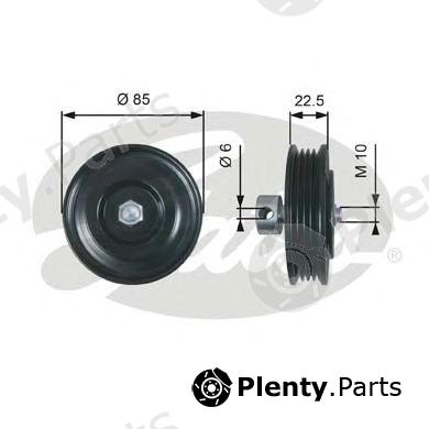  GATES part T39286 Tensioner Pulley, v-ribbed belt