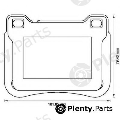  JURID part 573177J Brake Pad Set, disc brake