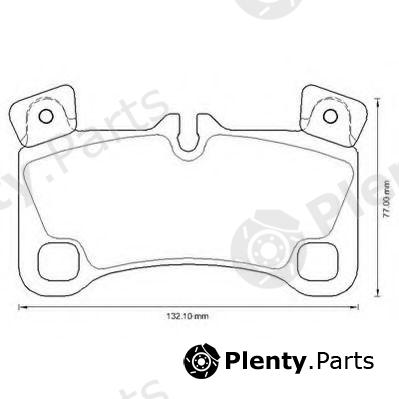  JURID part 573339J Brake Pad Set, disc brake