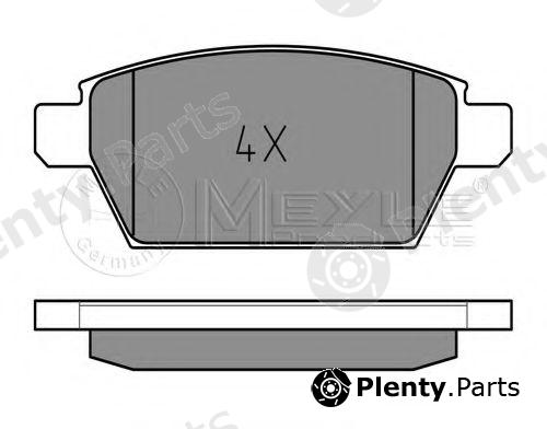  MEYLE part 0252458114 Brake Pad Set, disc brake