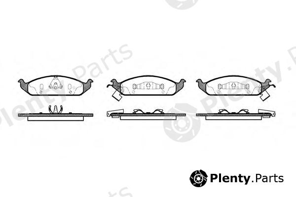  REMSA part 23320 Brake Pad Set, disc brake