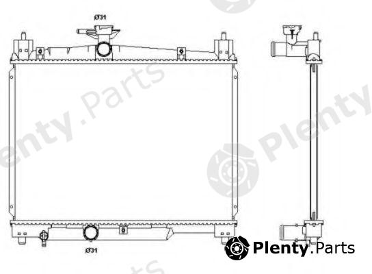 NRF part 53270 Radiator, engine cooling