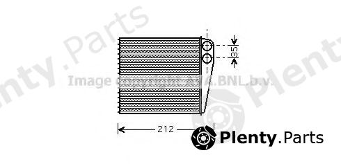  AVA QUALITY COOLING part DNA6256 Heat Exchanger, interior heating