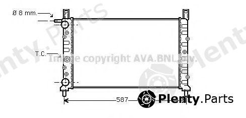 AVA QUALITY COOLING part FT2056 Radiator, engine cooling