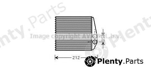  AVA QUALITY COOLING part OLA6354 Heat Exchanger, interior heating