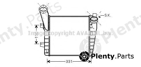  AVA QUALITY COOLING part VWA4234 Intercooler, charger