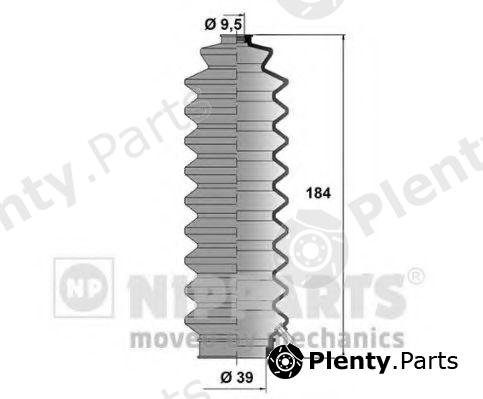  NIPPARTS part J2844001 Bellow Set, steering