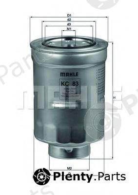  MAHLE ORIGINAL part KC83D Fuel filter