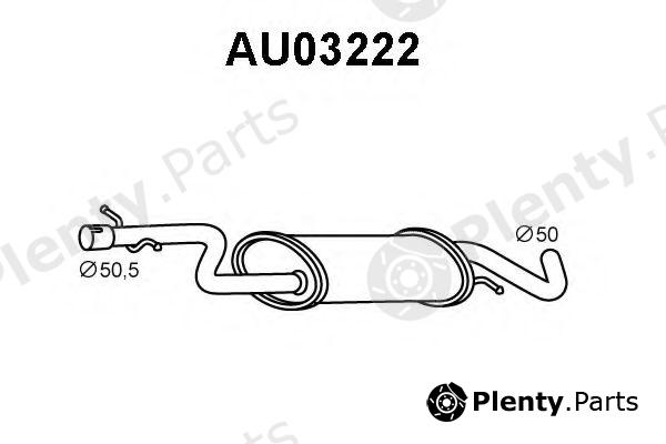  VENEPORTE part AU03222 Front Silencer