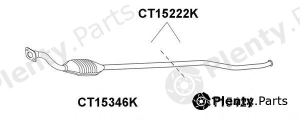  VENEPORTE part CT15424 Repair Pipe, catalytic converter