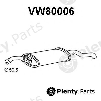  VENEPORTE part VW80006 End Silencer