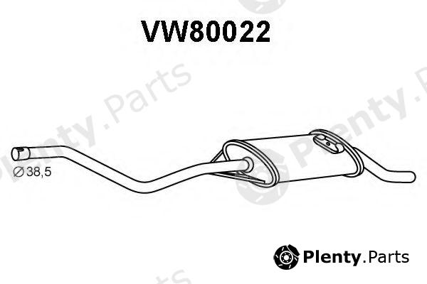 VENEPORTE part VW80022 End Silencer
