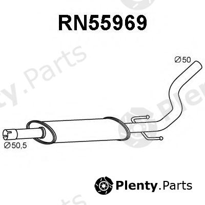  VENEPORTE part RN55969 Front Silencer