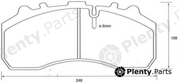  STOP part 2910804940 Brake Pad Set, disc brake