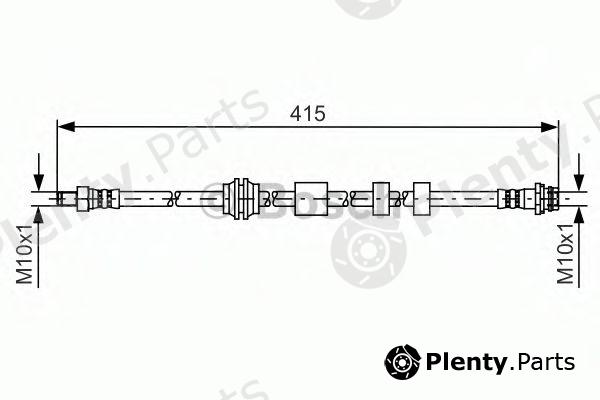  BOSCH part 1987481425 Brake Hose