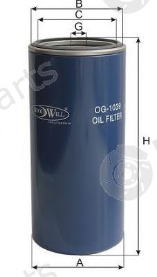  GOODWILL part OG1039 Oil Filter