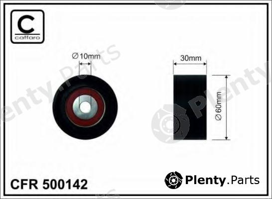  CAFFARO part 500142 Deflection/Guide Pulley, timing belt