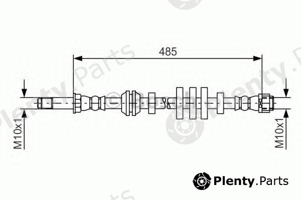  BOSCH part 1987481568 Brake Hose