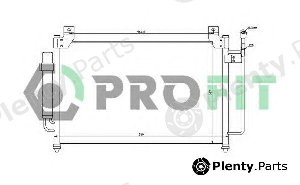  PROFIT part PR2026C1 Condenser, air conditioning