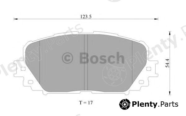  BOSCH part 0986AB2268 Brake Pad Set, disc brake