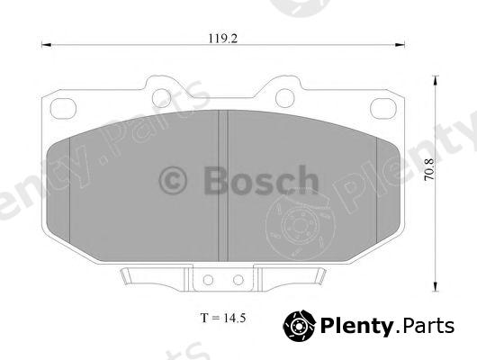  BOSCH part 0986AB2280 Brake Pad Set, disc brake