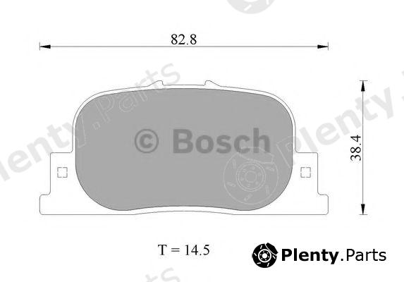  BOSCH part 0986AB2654 Brake Pad Set, disc brake