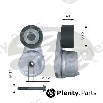  GATES part T38564 Belt Tensioner, v-ribbed belt