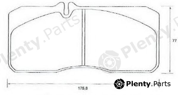  JURID part 2905509560 Brake Pad Set, disc brake