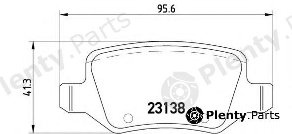  BREMBO part P50090 Brake Pad Set, disc brake