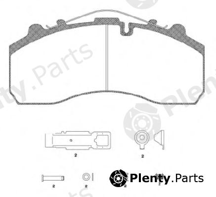  ROADHOUSE part 263720 Brake Pad Set, disc brake
