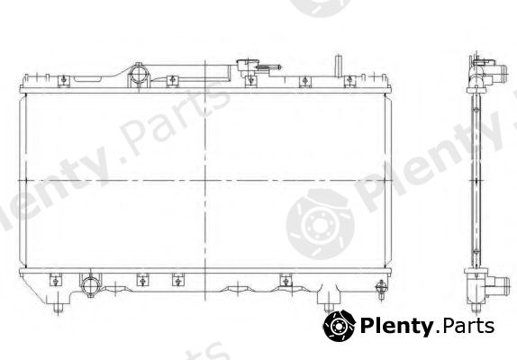 NRF part 507590 Radiator, engine cooling