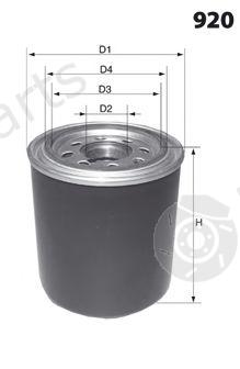  MECAFILTER part ELD8103 Air Dryer Cartridge, compressed-air system