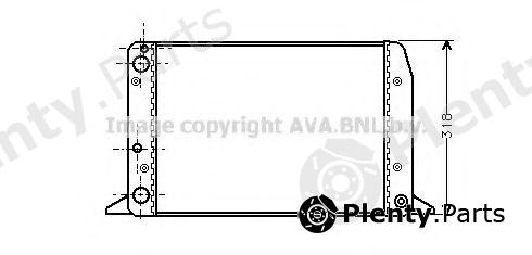  AVA QUALITY COOLING part AI2104 Radiator, engine cooling