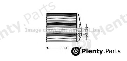  AVA QUALITY COOLING part OLA6355 Heat Exchanger, interior heating