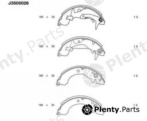  NIPPARTS part J3505026 Brake Shoe Set