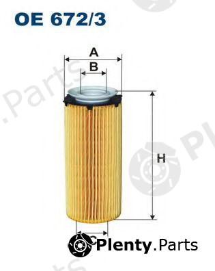  FILTRON part OE672/3 (OE6723) Oil Filter