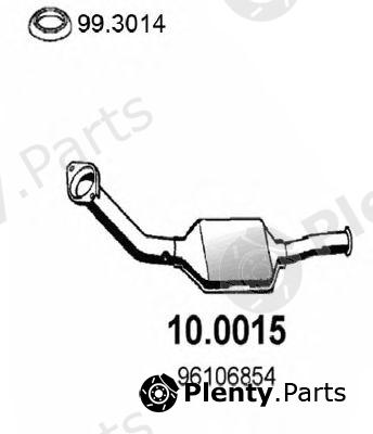  ASSO part 10.0015 (100015) Catalytic Converter