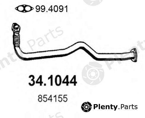  ASSO part 34.1044 (341044) Exhaust Pipe
