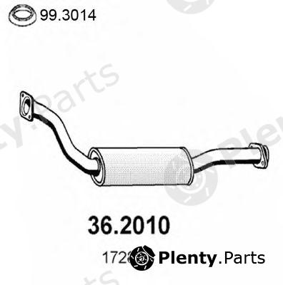  ASSO part 36.2010 (362010) Front Silencer