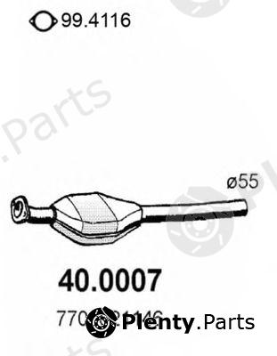  ASSO part 40.0007 (400007) Catalytic Converter