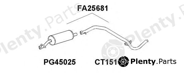  VENEPORTE part FA25681 End Silencer