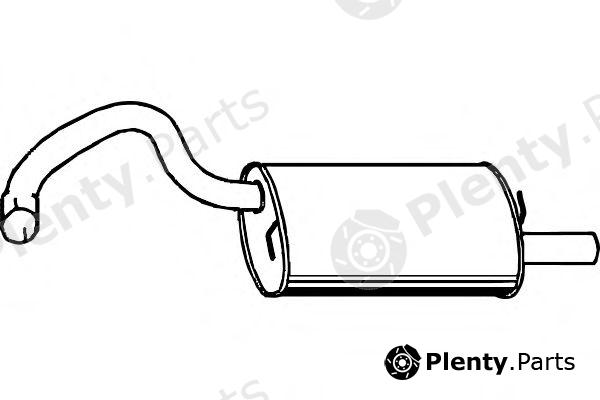  FENNO part P1666 End Silencer