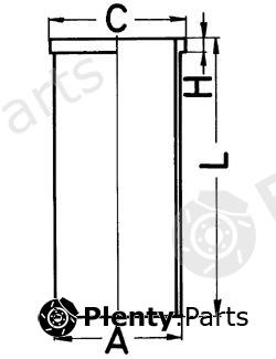  KOLBENSCHMIDT part 89316190 Cylinder Sleeve