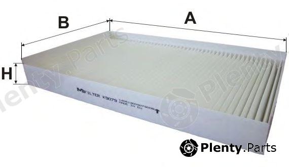  MFILTER part K9079 Filter, interior air