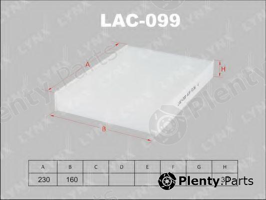  LYNXauto part LAC099 Filter, interior air