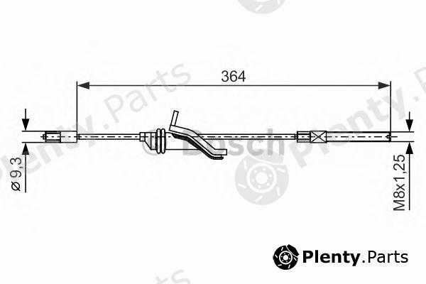  BOSCH part 1987482371 Cable, parking brake